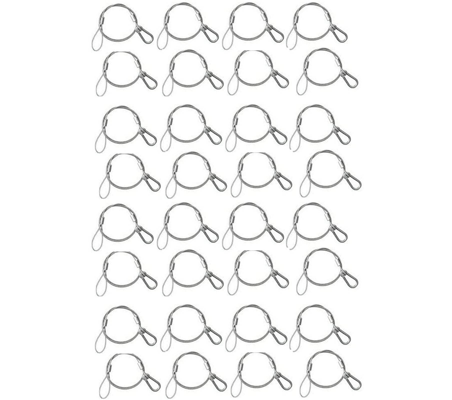 NEW! (32) Chauvet CH-05 31" Safety Clamp Lighting Cable Wires - 700Lb Capacity