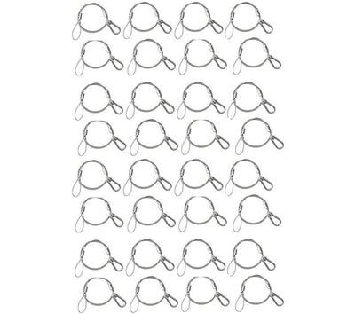 NEW! (32) Chauvet CH-05 31" Safety Clamp Lighting Cable Wires - 700Lb Capacity