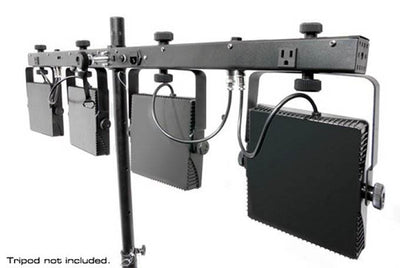 (2) NEW CHAUVET 4BAR FLEX LED RGB DMX DJ Novelty Light w/ Stands, Cases & Cables