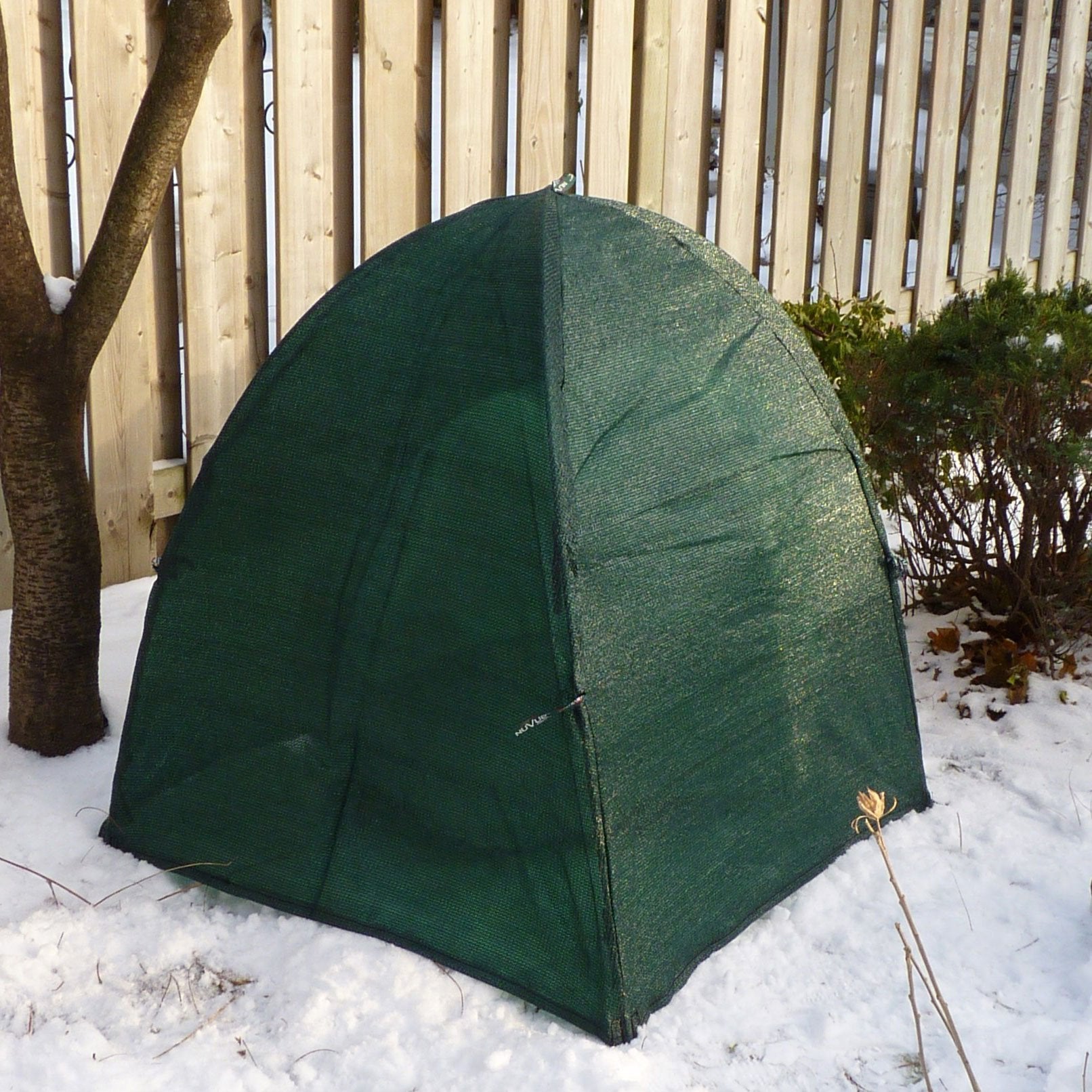 NuVue GEN II 40-Inch Synthetic Framed Winter Shrub Frost Cover, Green (13 Pack)