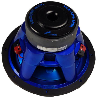2) Audiopipe TXX-APA-12BL 12" 3200W Subwoofers + Dual Sealed Sub Box Enclosure