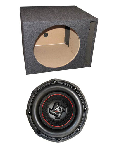 New Audiopipe TXX-BD2-12 12" 1500W Car Subwoofer Sub + Single Vented Sub Box