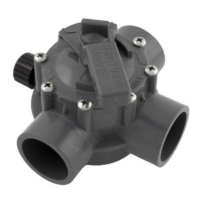 Jandy 1154 Pool & Spa 3-Way Port Valve 1 1/2"-2" Positive Seal CPVC (Open Box)