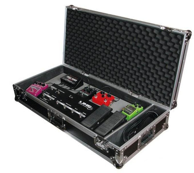 Odyssey FZGPEDAL32W Flight Zone 32" Guitar Pedal Board ATA Case w/ Wheels+Velcro