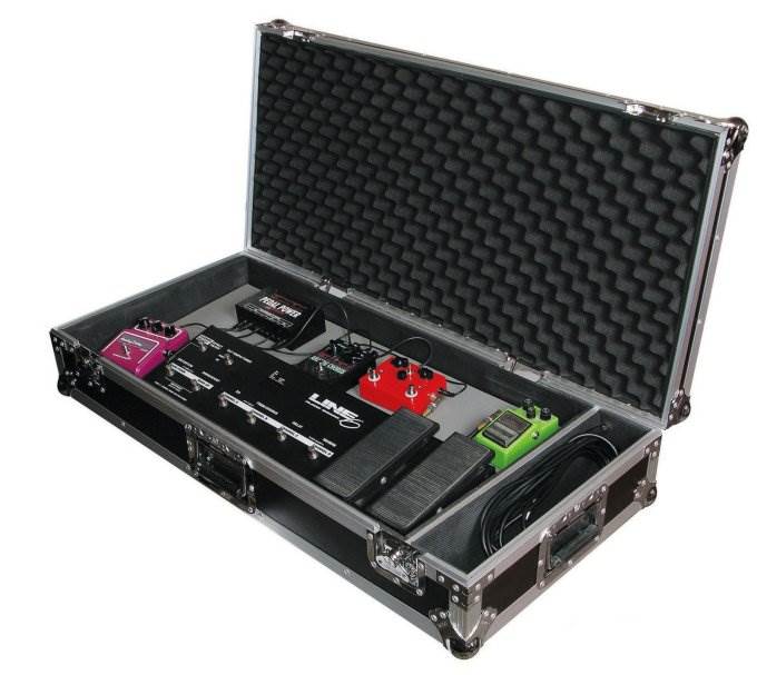 Odyssey FZGPEDAL32W Flight Zone 32" Guitar Pedal Board ATA Case w/ Wheels+Velcro