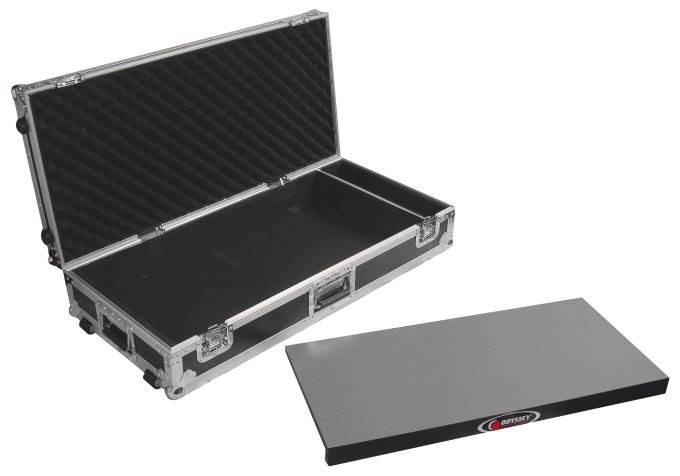Odyssey FZGPEDAL32W Flight Zone 32" Guitar Pedal Board ATA Case w/ Wheels+Velcro