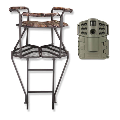 SUMMIT 82074 Outlook 18' Multi-Directional Ladder Stand + MOULTRIE MCG-A5 Camera