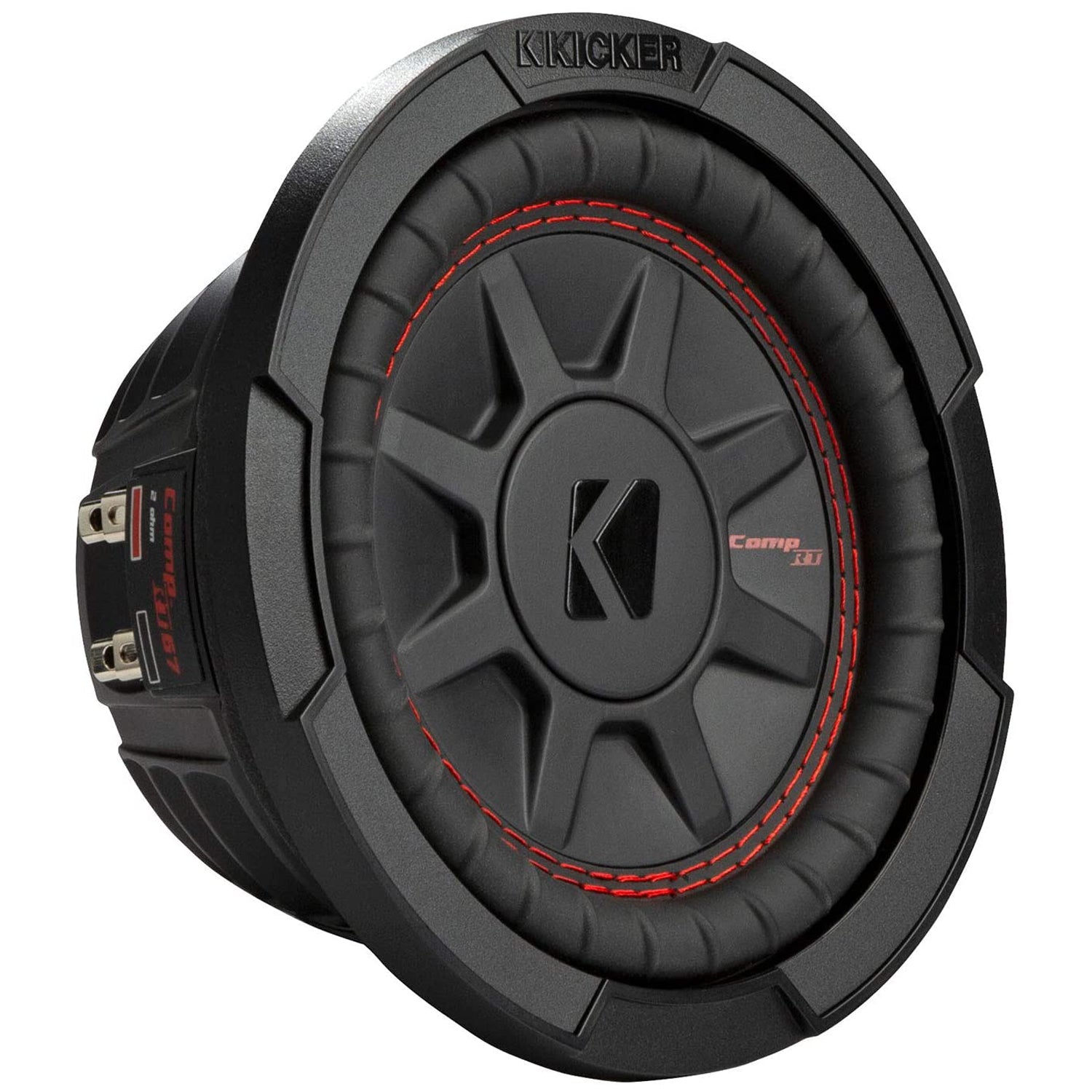 KICKER 48CWRT674 CompRT Dual 4 Ohm 300 Watt 6.75 Inch Car Audio Stereo Subwoofer
