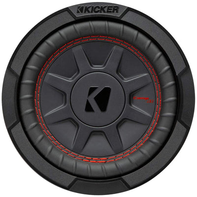 KICKER 48CWRT674 CompRT Dual 4 Ohm 300 Watt 6.75 Inch Car Audio Stereo Subwoofer