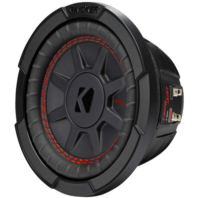 KICKER 48CWRT674 CompRT Dual 4 Ohm 300 Watt 6.75 Inch Car Audio Stereo Subwoofer