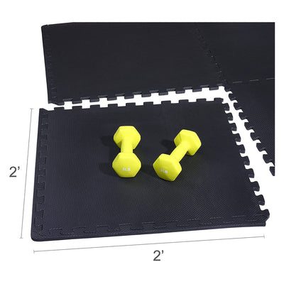 Everyday Essentials Home Gym Bench Strength Workout Station and Exercise Mat - VMInnovations