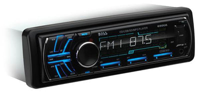 BOSS 650UA 240W CD/MP3 Car Audio Player + 2) BOSS CH6530 6.5" 300W 3Way Speakers
