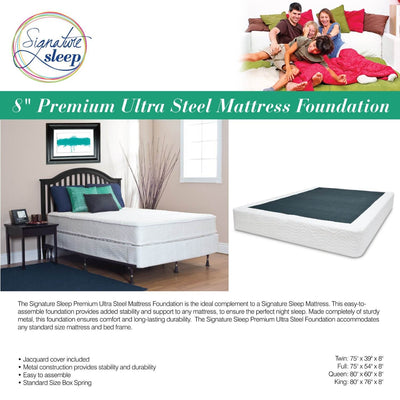 Signature Sleep Ultra Steel Metal Mattress Foundation - Twin 3812398 - Open Box