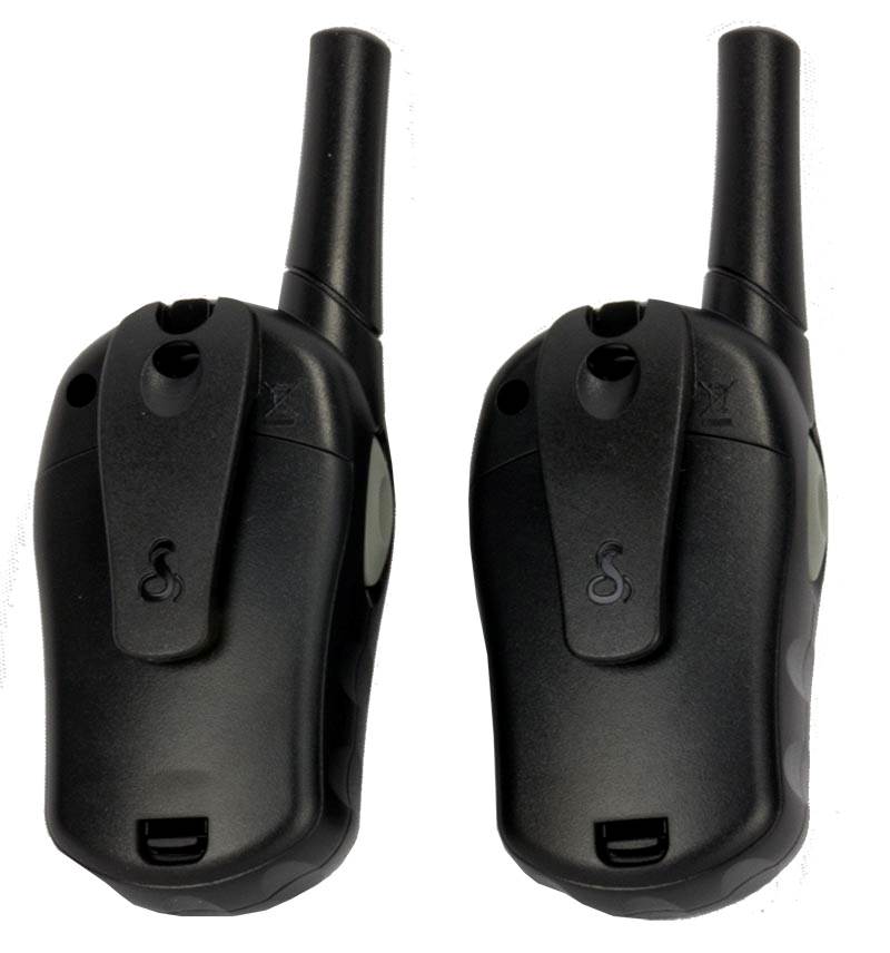 (2) COBRA CX101A 16-Mile 22-Channel 2-Way Walkie-Talkie Radios - Open Box