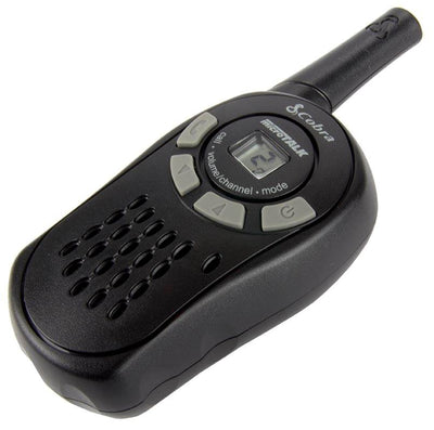 (2) COBRA CX101A 16-Mile 22-Channel 2-Way Walkie-Talkie Radios - Open Box
