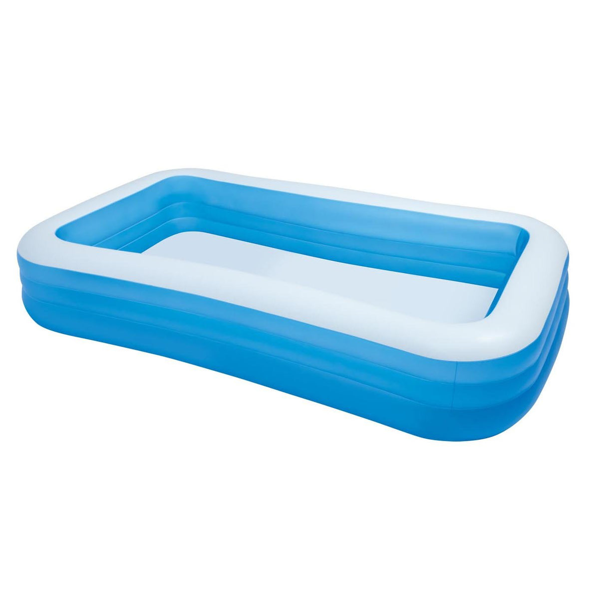 Intex Swim Center Family Backyard Inflatable Kiddie Pool 2 Pack & 120 V Air Pump