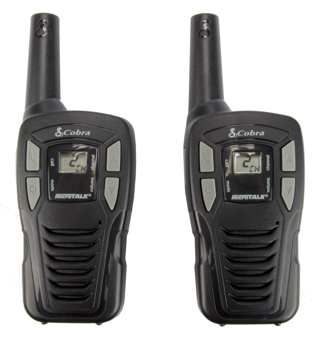 2 COBRA MicroTalk 16-Mile 22-Channel FRS/GMRS 2-Way Walkie Talkie Radios (Used)