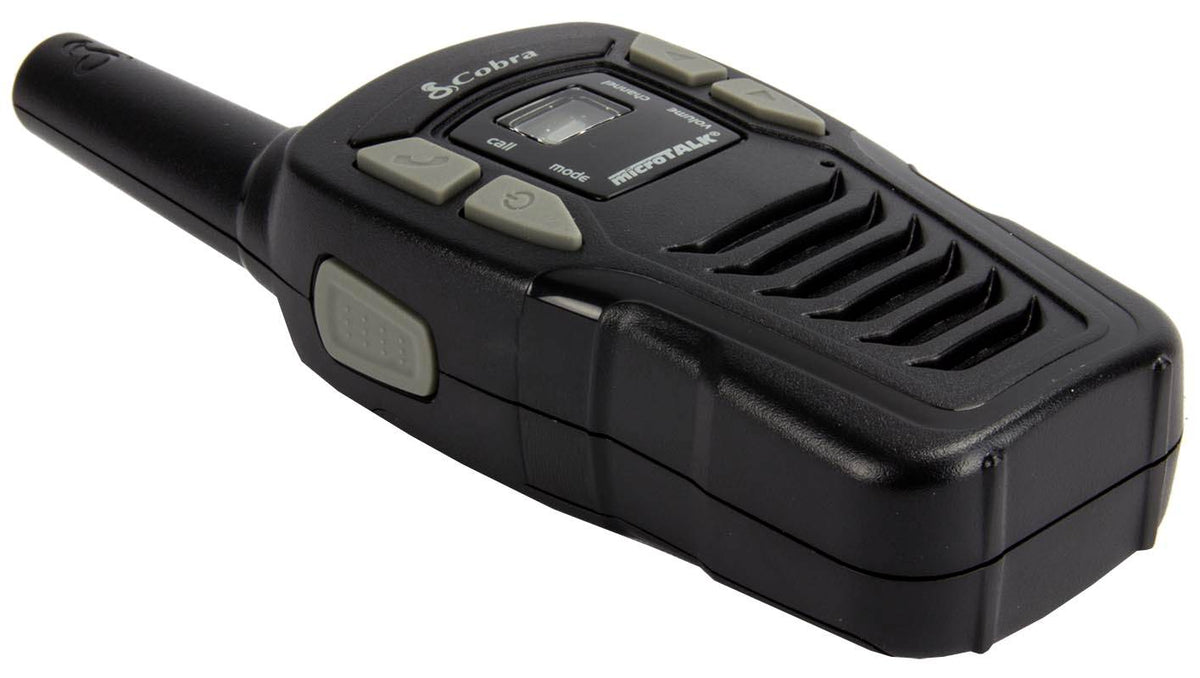 2 COBRA MicroTalk CX102A 16-Mile 22-Channel 2-Way Walkie Talkie Radios -Open Bo