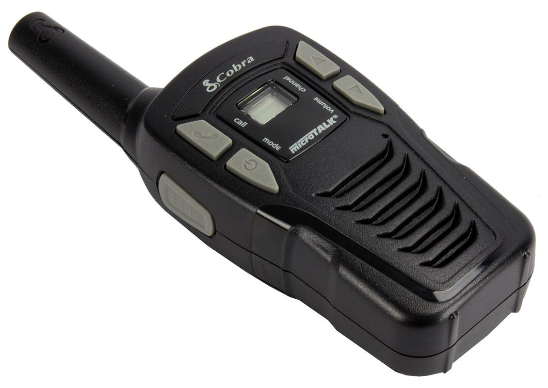 2 COBRA MicroTalk CX102A 16-Mile 22-Channel 2-Way Walkie Talkie Radios -Open Bo