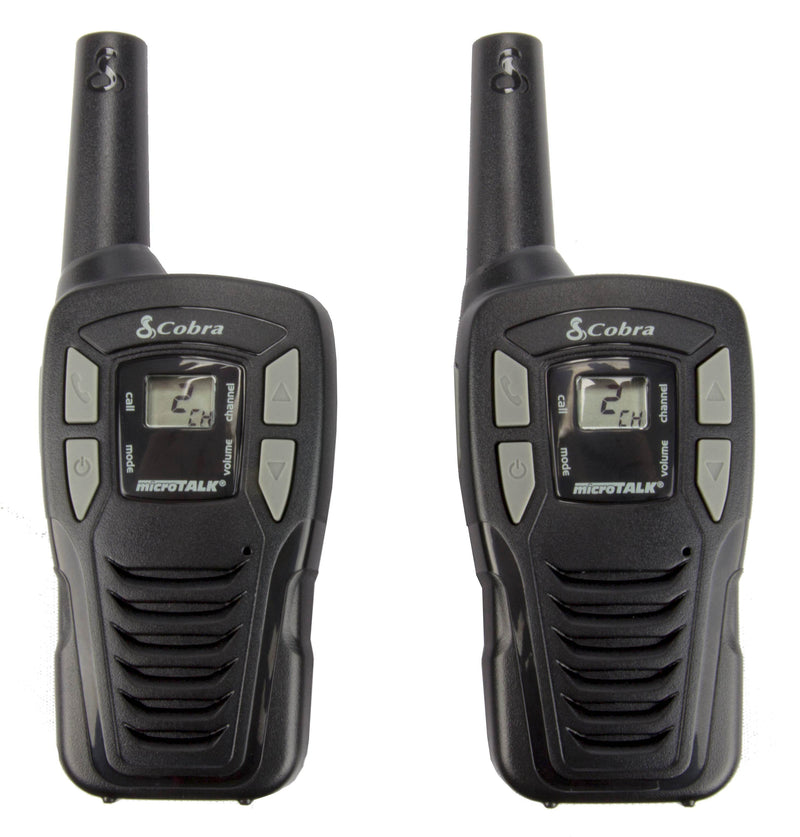 4 COBRA MicroTalk CX102A 16 Mile 22 Channel GMRS FRS 2-Way Walkie Talkie Radios