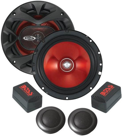 BOSS Audio Chaos CH6940 6x9 Inch 500W 4-Way and CH6CK 2 Way Car Audio Speakers