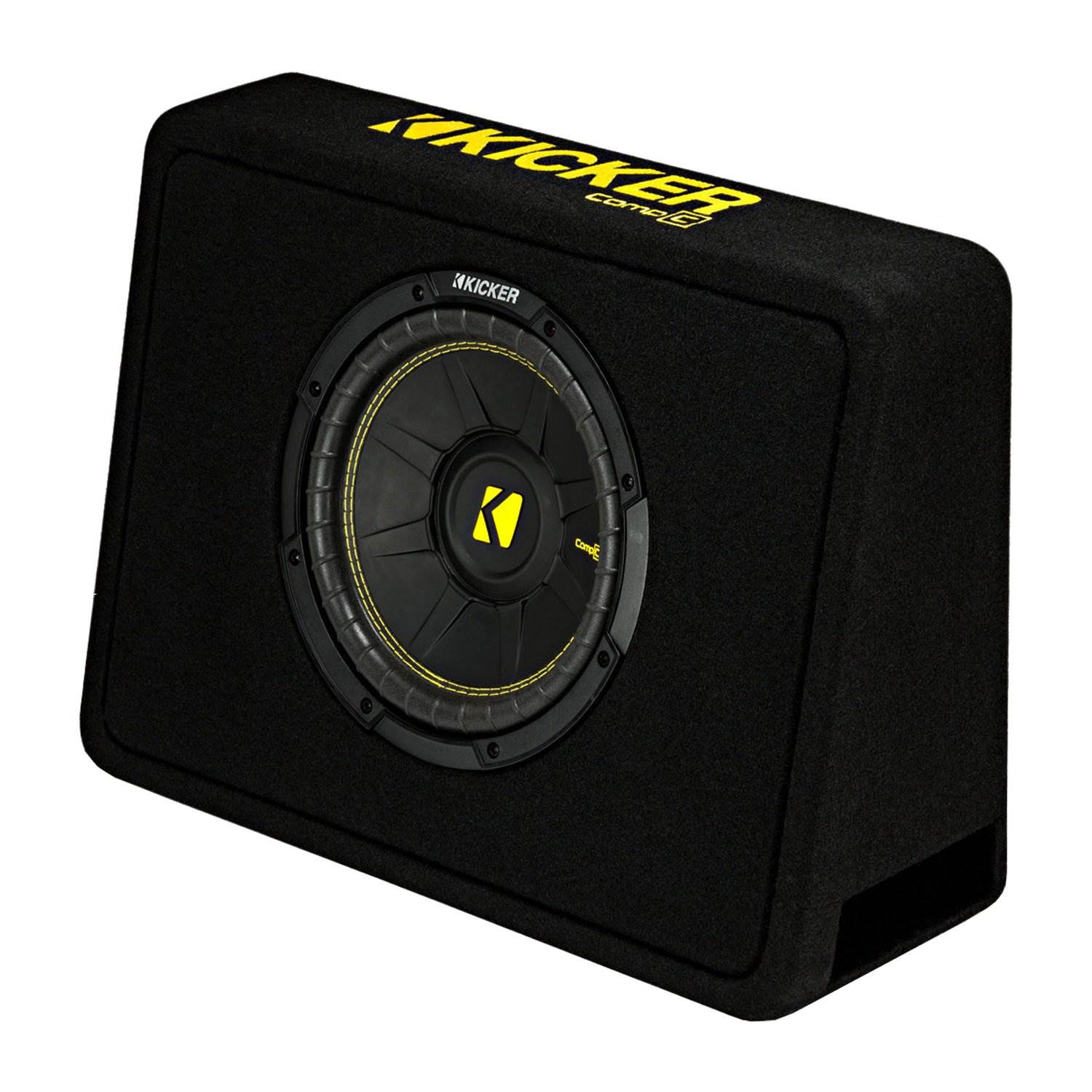 Kicker 44TCWC102 10" 600W Subwoofer Box+Boss AR1500M 1500W Mono Amp +Amp Kit