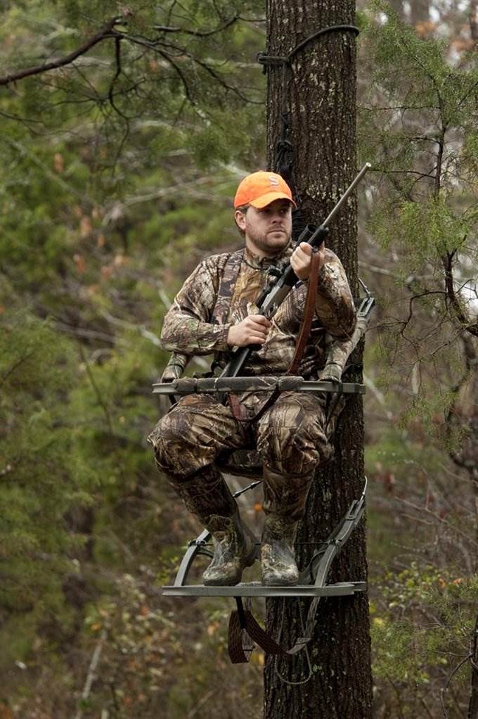 Summit Mini Viper SD 81124 Self Climbing Bow & Rifle Hunting Treestand - 300 Lbs