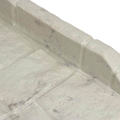 Suncast Decorative Rain Gutter Downspout Splash Block, Light Taupe (6 Pack) - VMInnovations