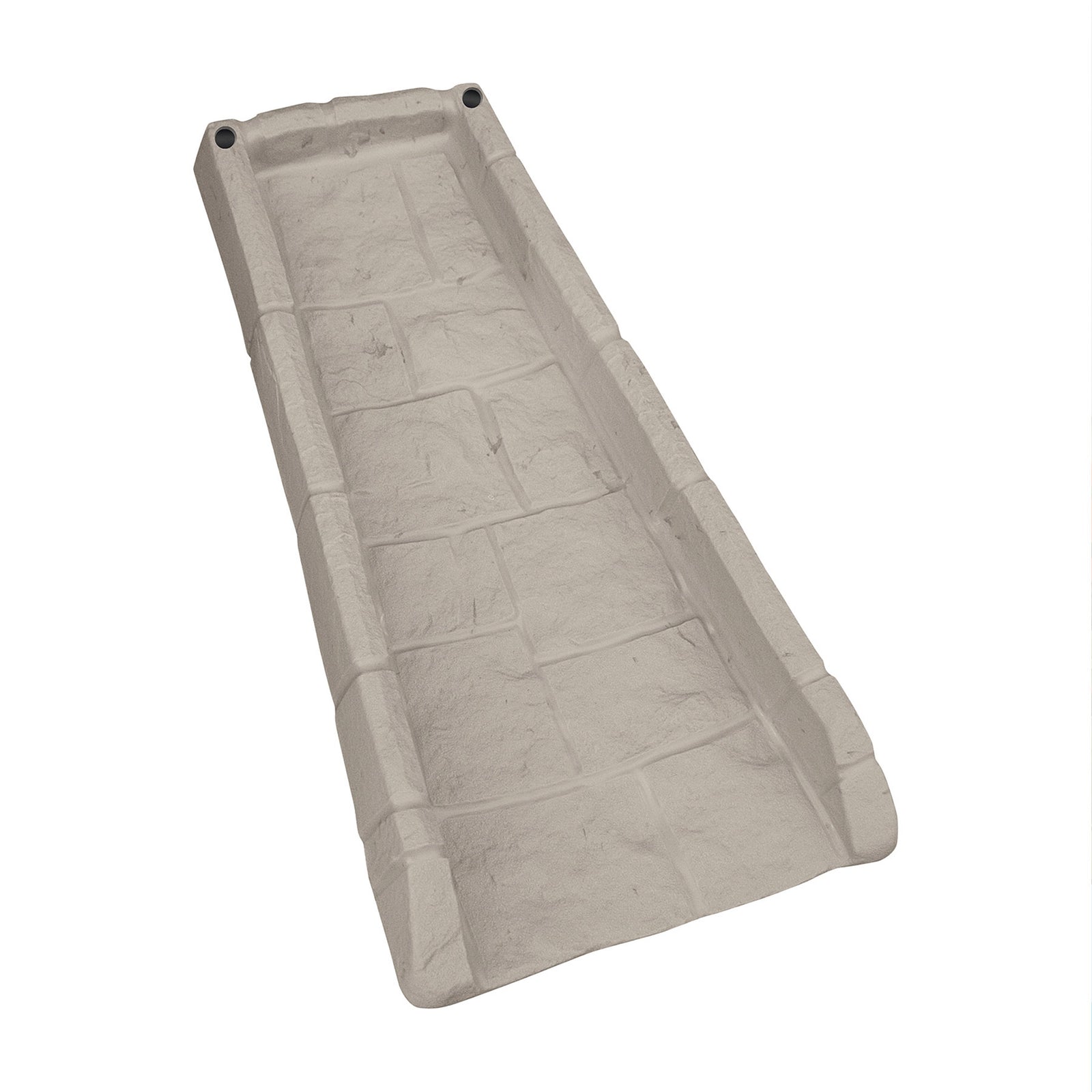 Suncast SB24 Decorative Rain Gutter Downspout Garden Splash Block, Light Taupe - VMInnovations