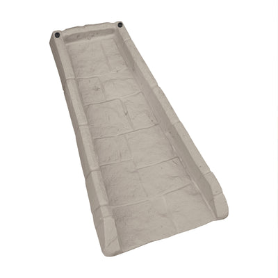 Suncast SB24 Decorative Rain Gutter Downspout Garden Splash Block, Light Taupe - VMInnovations