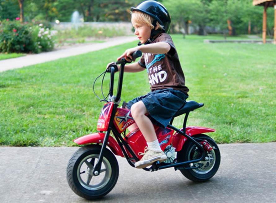 Motovox MBXXSE 24V 7Amp Youth Mini Electric Minibike Motorcycle Red - Open Box