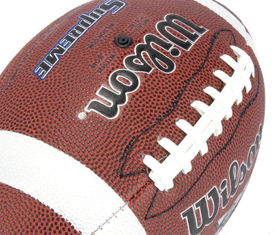 WILSON WTF1625 NCAA Official Size Supreme Composite Leather Football - Open Box