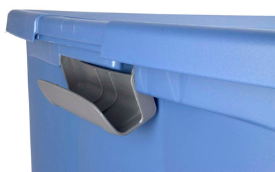 Sterilite 19481004 Large 45 Gallon Wheeled Portable Latching Storage Tote Box - VMInnovations