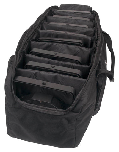 American DJ Mega Flat Pak 8 Plus RGB+UV LED Par Profile System, Bag, and Cables - VMInnovations