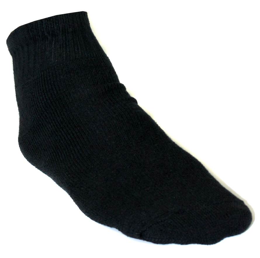 NEW! 32 Pairs Starter SM481B8 Men's Ankle Socks Shoe Quality Black - Size 6-12