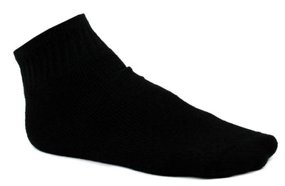 NEW! 32 Pairs Starter SM481B8 Men's Ankle Socks Shoe Quality Black - Size 6-12