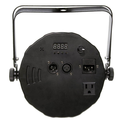 Chauvet SlimPar 56 LED Par 8 Can Lights + ADJ Controller + 2 Travel Cases