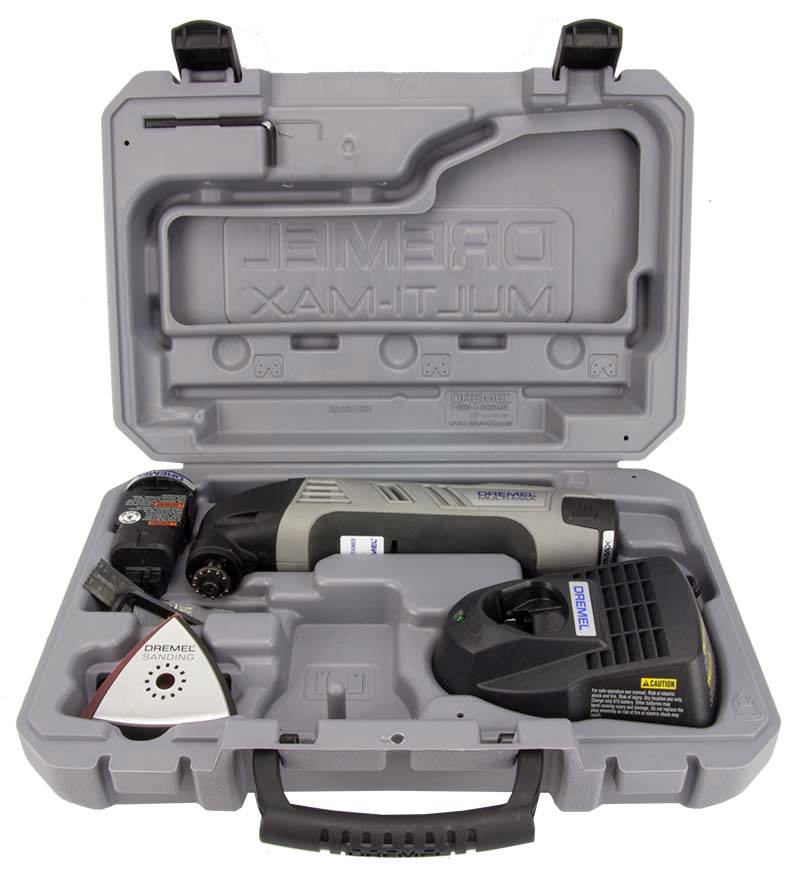 Dremel 8300 12-Volt Cordless Multi-Max Oscillating Tool Kit w/ Case - Open Box