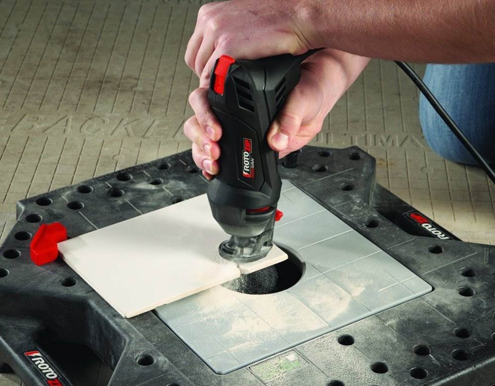 RotoZip SS355-10 RotoSaw 120V 5.5 Amp High Speed Spiral Saw System (Open Box)