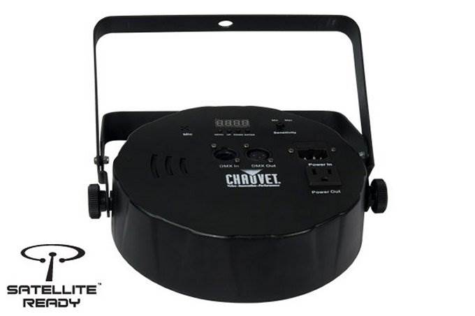 (2) Chauvet SlimPar 64 LED Slim Par Can Pro DJ RGB Light Effects + Case + Cables