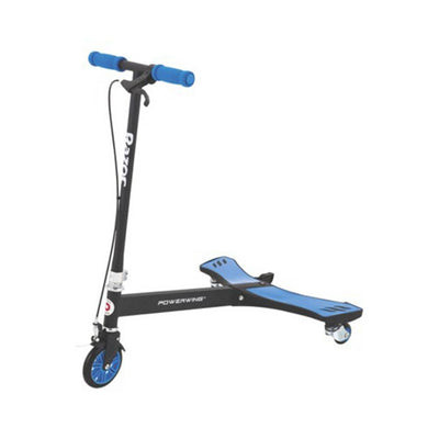 Razor PowerWing 3-Wheel Caster Powered Scooter - Blue & Black (Open Box)