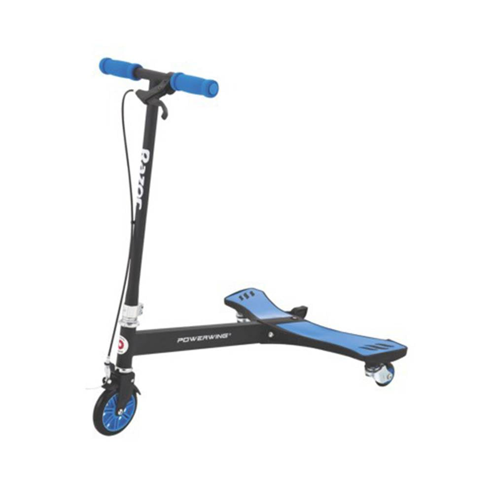 Razor PowerWing 3-Wheel Caster Powered Scooter - Blue & Black - For Parts