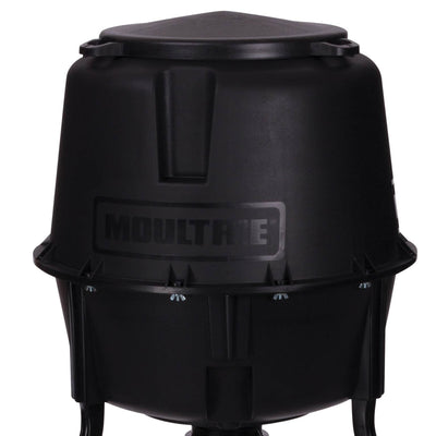 Moultrie 30 Gallon Easy Programmable Quick Lock Tripod Game Feeder + 6V Battery