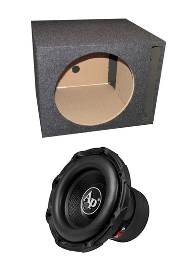Audiopipe TXX-BD3-10 10" 1400 Watt Car Audio Subwoofer + Single Vented Sub Box