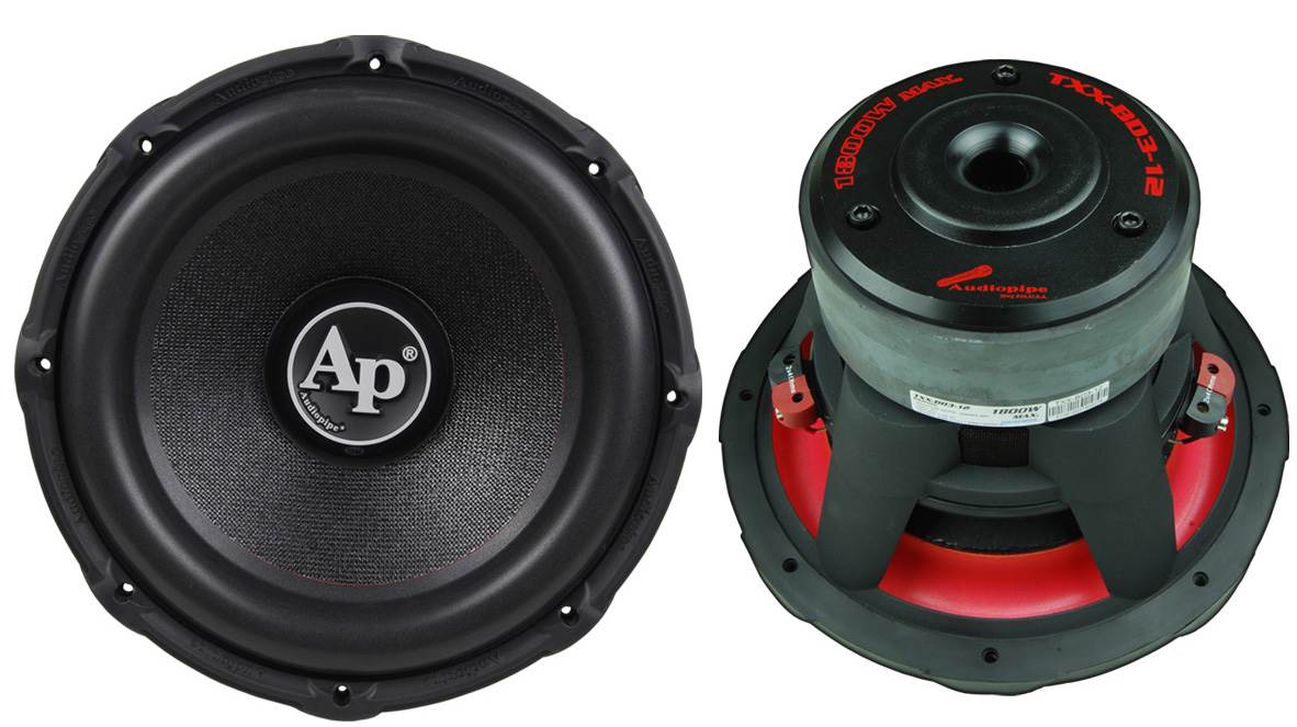 Audiopipe TXX-BD3-12 12" 3600W Car Audio Subwoofers (Pair) + Dual Sealed Sub Box