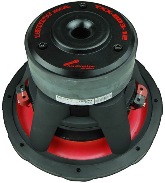 Audiopipe TXX-BD3-12 12" 3600W Car Audio Subwoofers (Pair) + Dual Sealed Sub Box