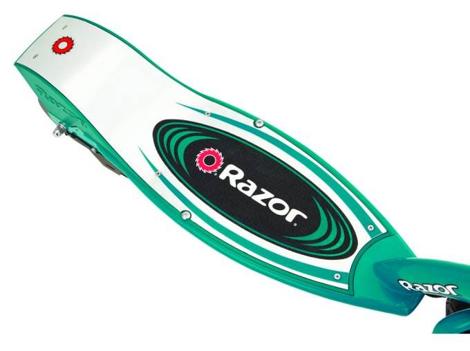 Razor E200 Electric Motorized Kids Scooter (Teal) w/ Helmet, Elbow & Knee Pads