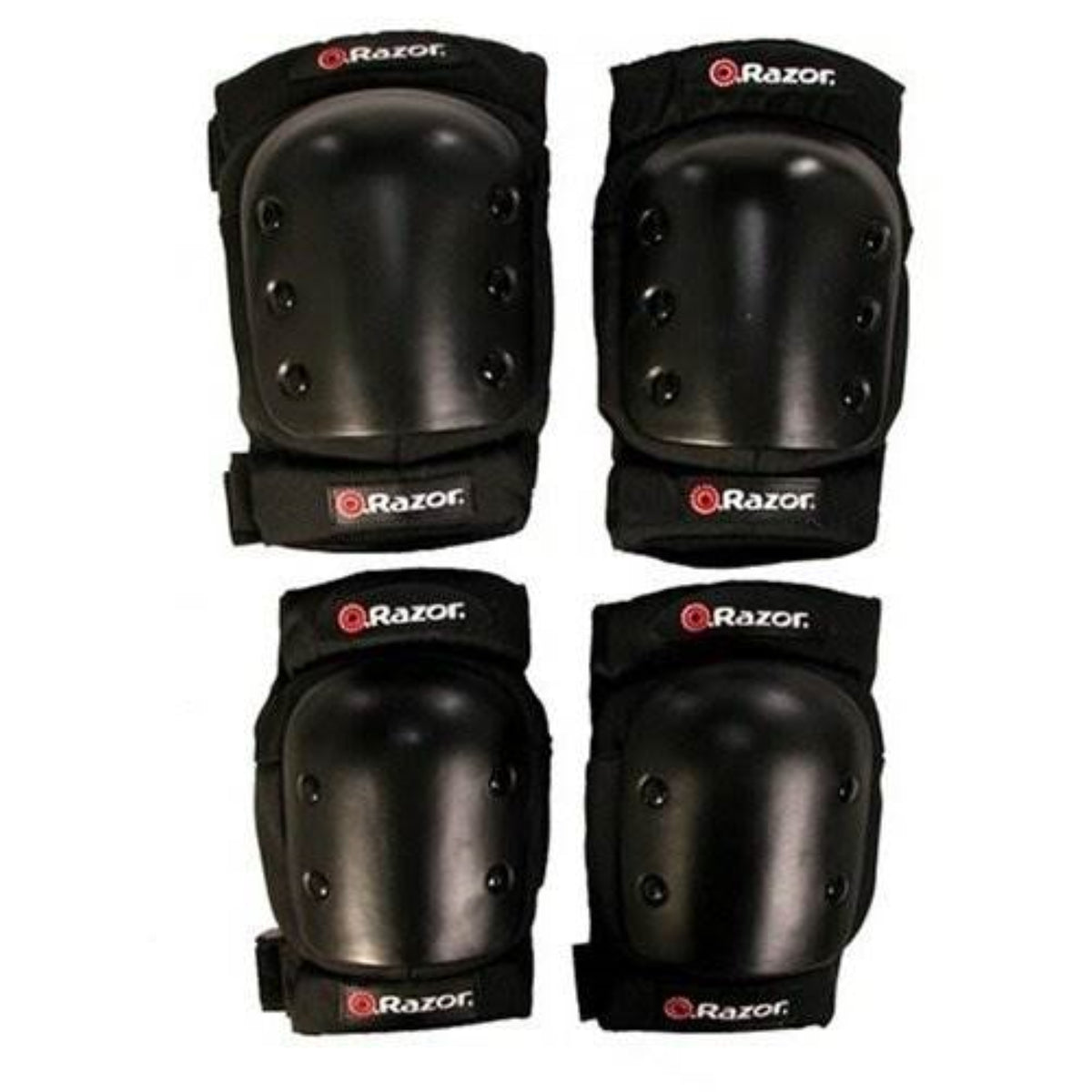 Razor Electric Power Kids Scooter + Youth Sport Helmet + Elbow & Knee Pads