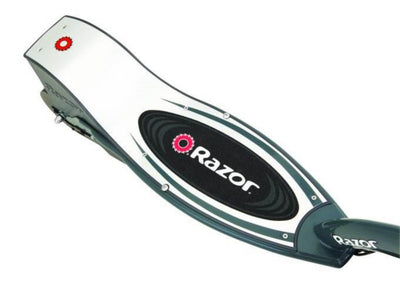 Razor E300 Electric 24V Motorized Scooter, Grey w/ Helmet, Elbow & Knee Pad Set