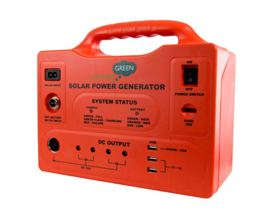 SPS-1220W Emergency Solar Powered Generator/Charger with 20W Panel - Open Box